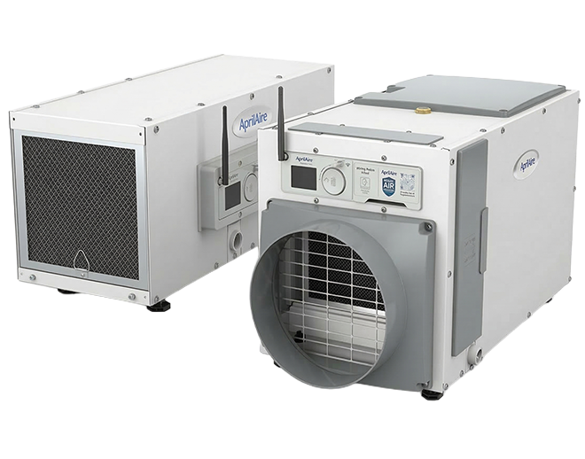 AprilAire Wi-Fi Dehumidifier featured in the Hunton Distribution AprilAire Special