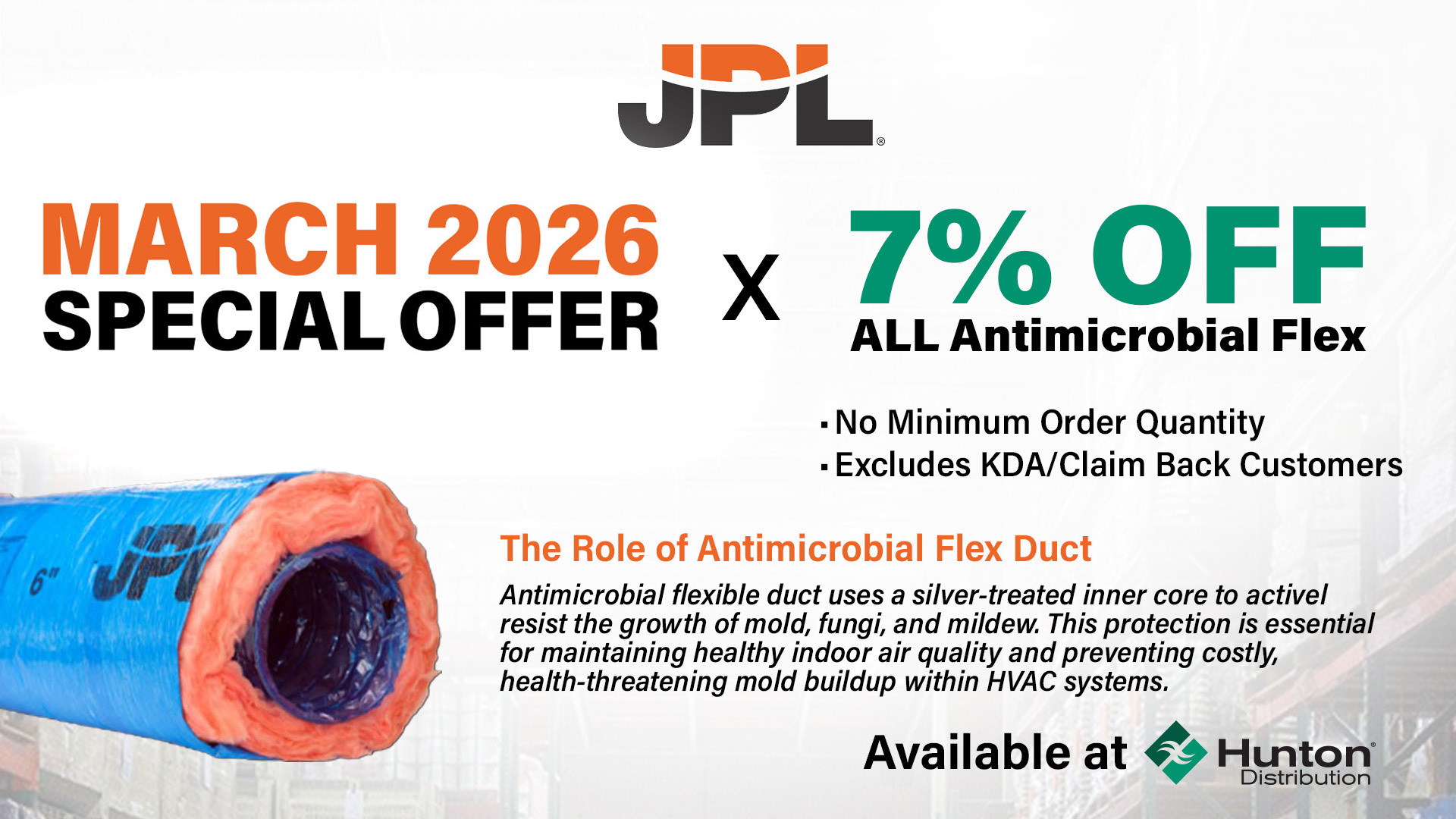 Antimicrobial Flex Duct